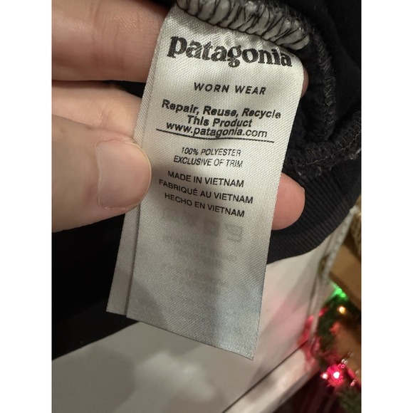 Patagonia Worn Wear Tin Shed Jacket In Ink Black Size M Outdoor Comfort Gorpcore - Picture 5 of 6